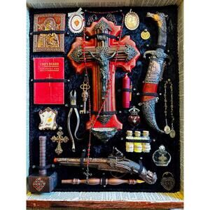 Vampire Slayer Kit Poster French Gothic 16” x 20” Print Goth Decor